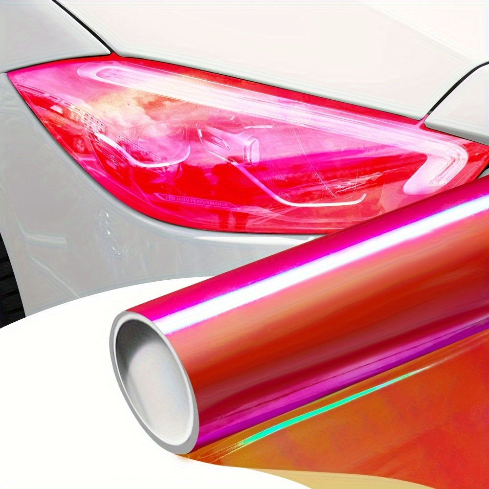 Car Motorcycle Laser Chameleon Light Film 30x60cm Color Change Vinyl Sticker