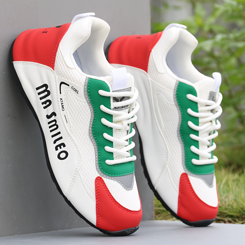 Дышащие унисекс спортивные кроссовки с противоскользящими подошвами и повседневным, модным дизайном.