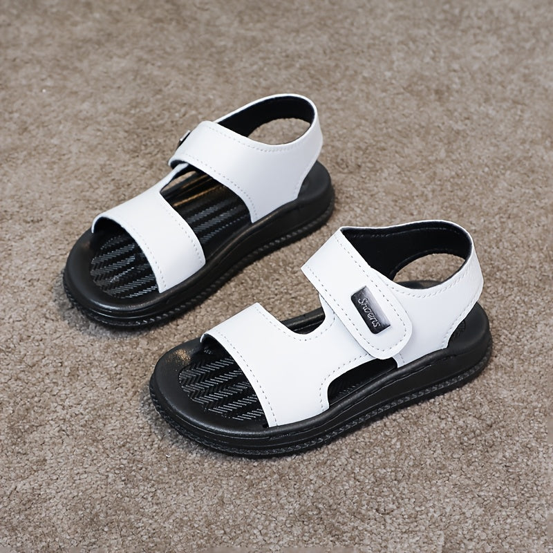 Kids Boys Summer Sandals Non-Slip Open Toe Strappy Beach Shoes Lightweight