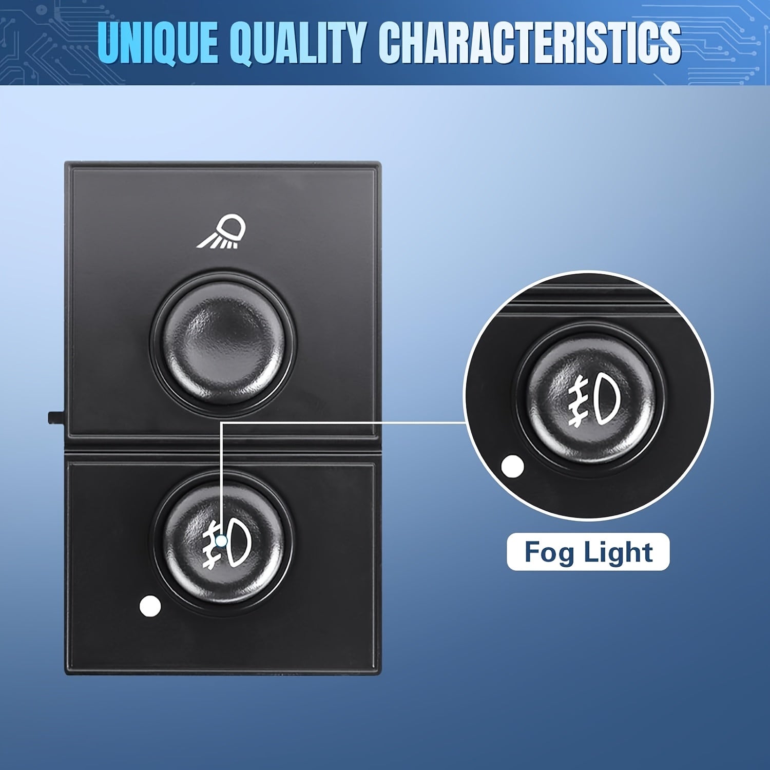 Fog Light for Truck SUV 6-Pin Replacement for 2003-2006 Chevy GMC Yukon