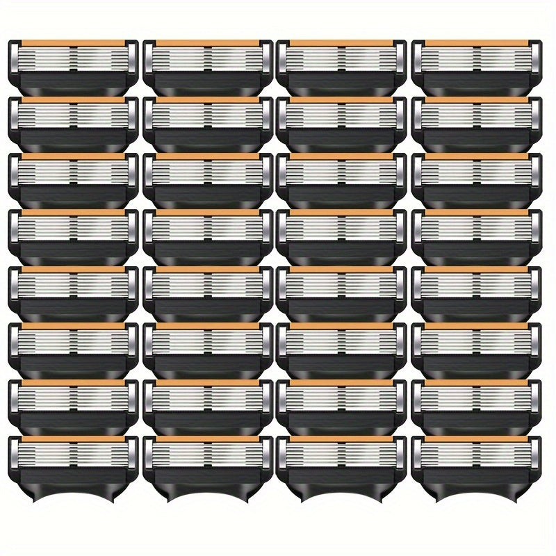 erkaklar uchun zanglamas po'latdan yasalgan tıraş mashinasi o'rnash uchun pichoq to'plami 32 xavfsizlik pichog'i