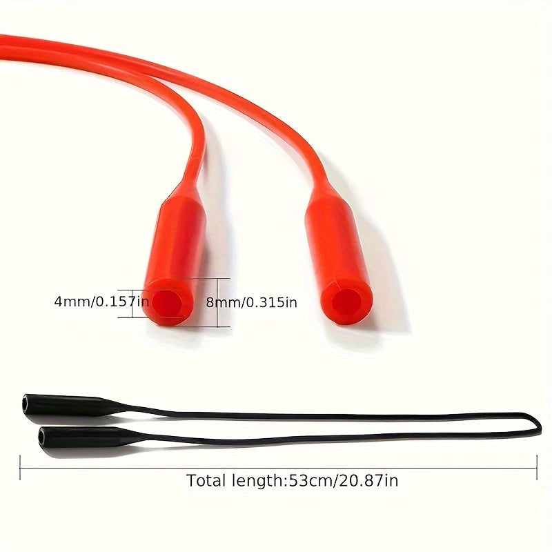 Set of 10 Adjustable Silicone Eyewear Retainers Non-Slip Elastic Glasses Straps