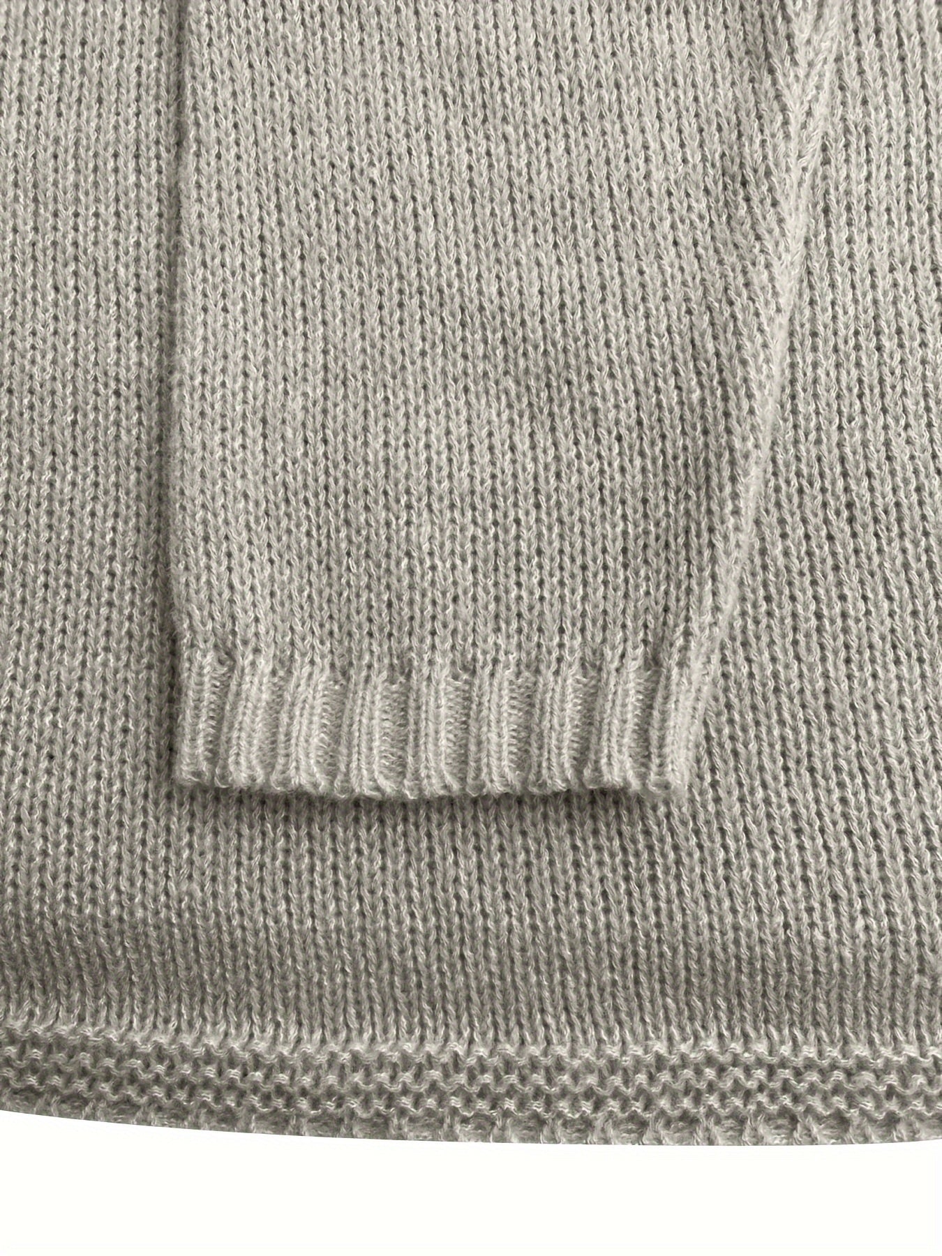 Women's Plus Size Solid Color Hooded Sweater Polyester Pullover with Ribbed Details