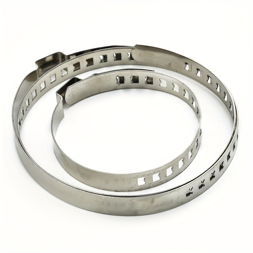 10pcs Stainless Steel Clamp Clips for Driveshaft CV Joints Boot Kit