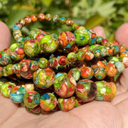 Tabiiy dengiz sediment turkuaz tilla 4mm 6mm 8mm 10mm zargarlik buyumlari uchun