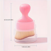 Cepillo de detallado para coches rosa para limpieza interior, cerdas suaves