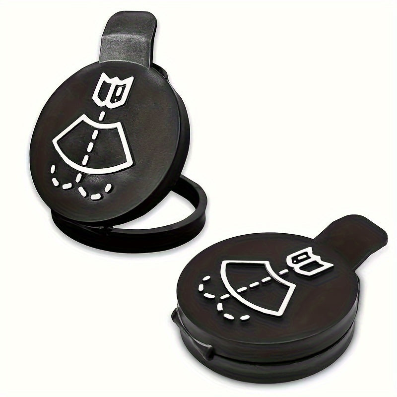 Universal Black Plastic Washer Fluid Reservoir Cap Replacement for Cars