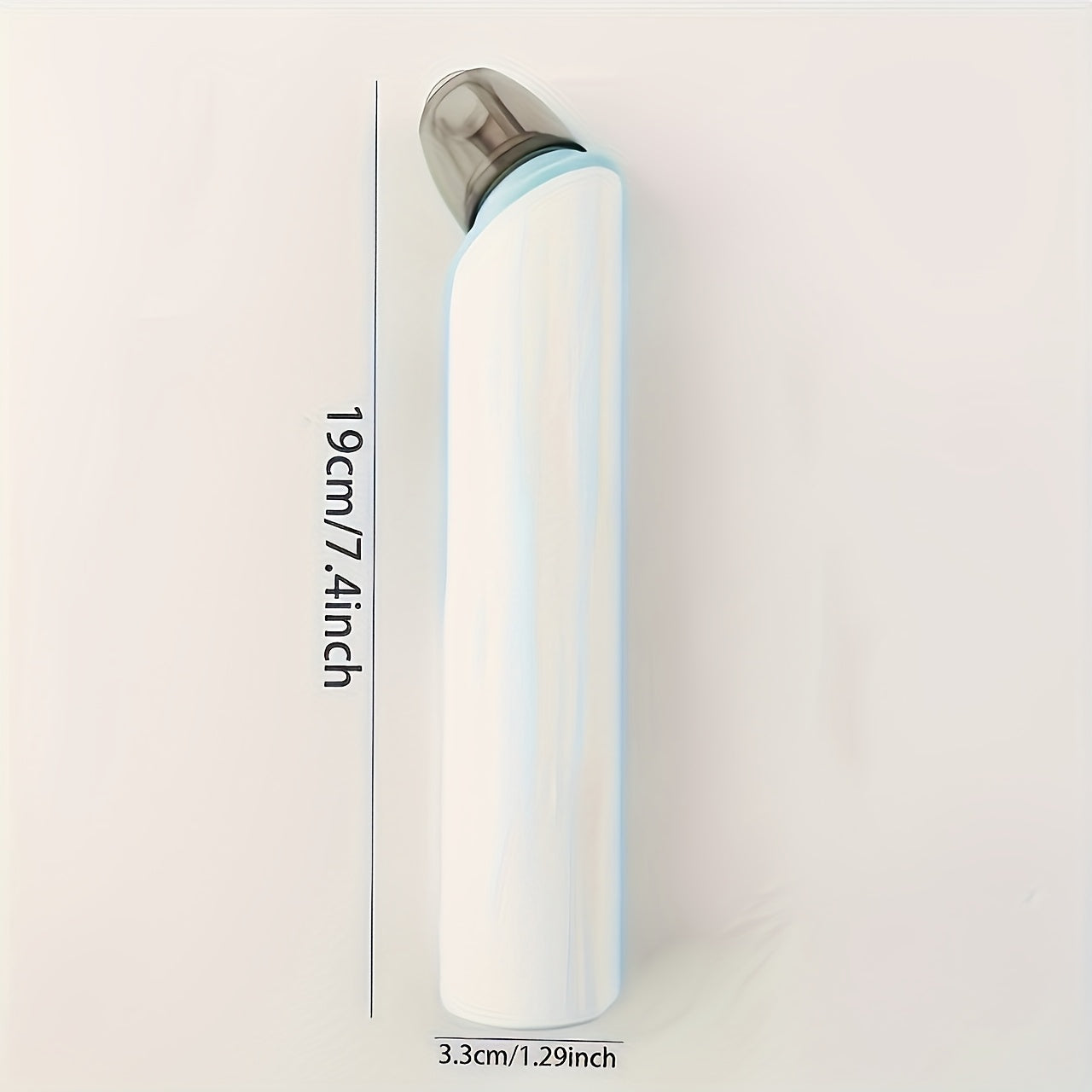 1 dona Portativ Elektron Burun Aspiratori, Qisqa Zaryadlanadigan USB Yuqori Tozalovchi, Burun tiqilishi uchun, Uyda foydalanish uchun mukammal sovg'a, ≤36V, 500mAh Lityum Polimer Batareya