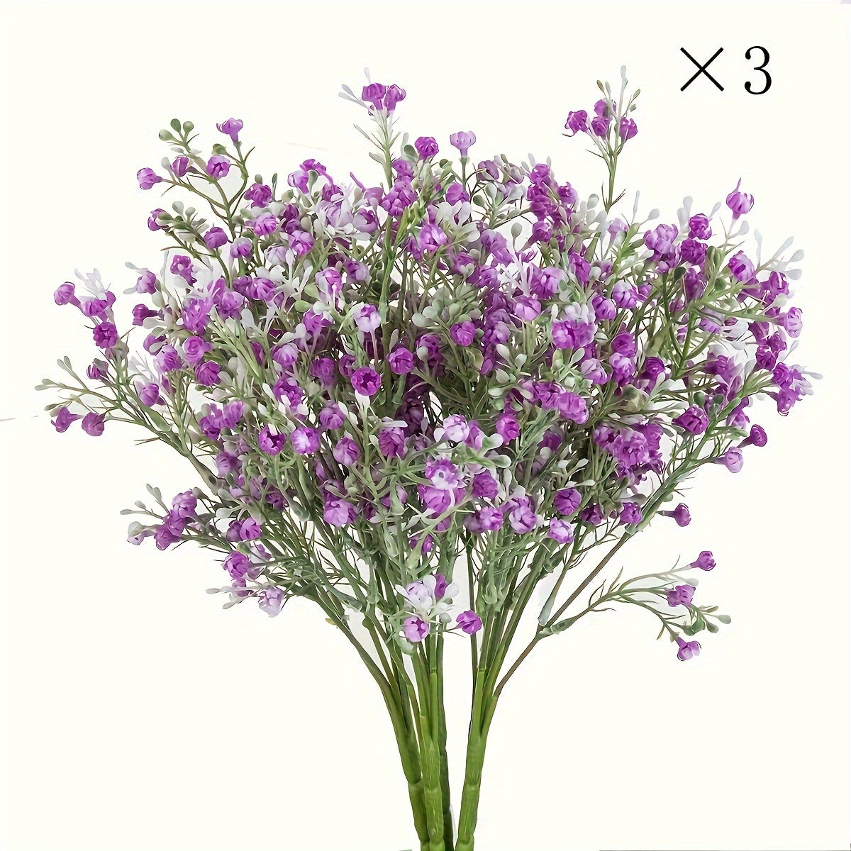 Artificial Faux Gypsophila Flowers for Wedding and Engagement Decor Tabletop Arrangement