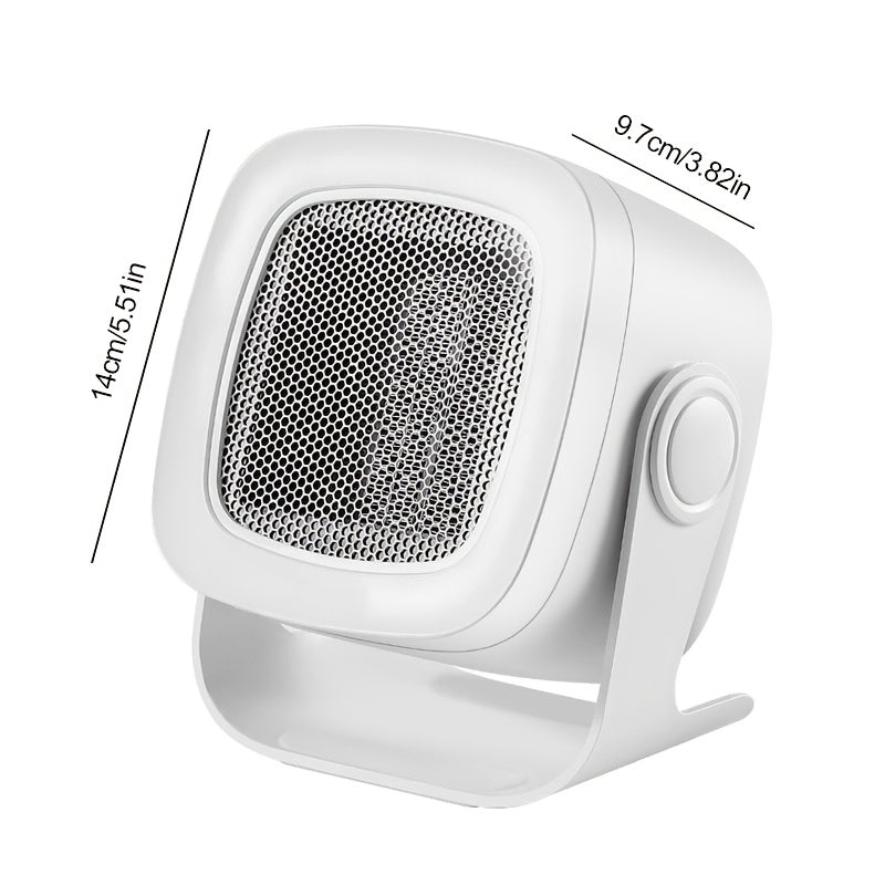 Portable Desktop Electric Heater for Home Office Dorm Room Small Space