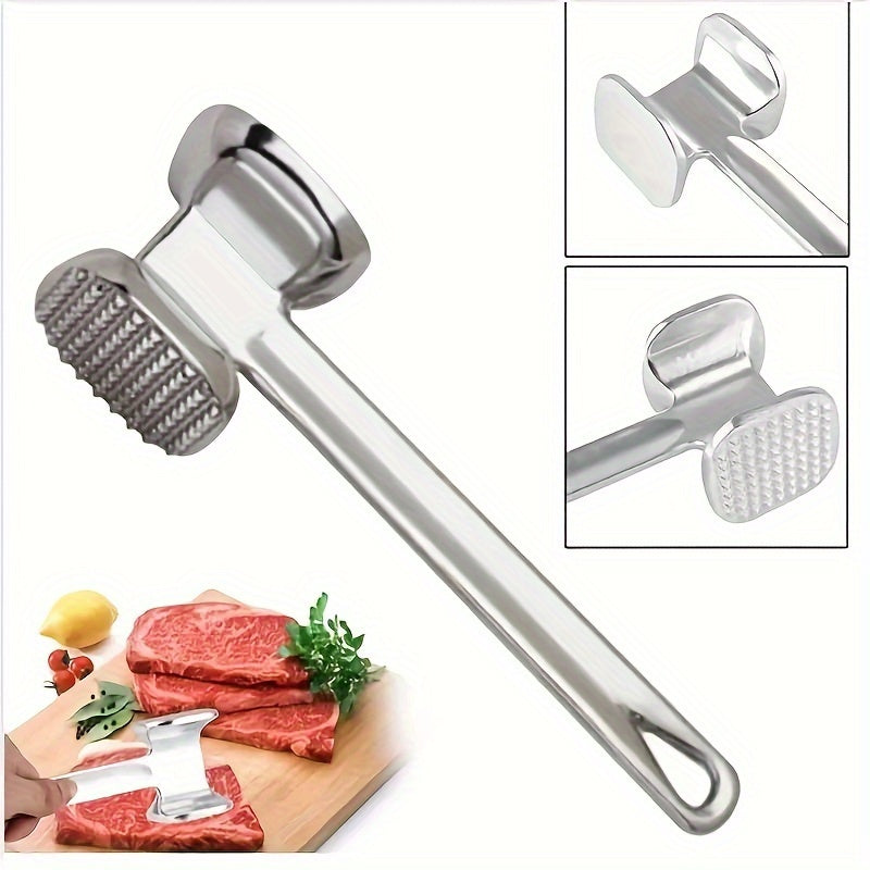 Double-Sided Meat Hammer for Tenderizing Chicken and Beef Kitchen Utensil