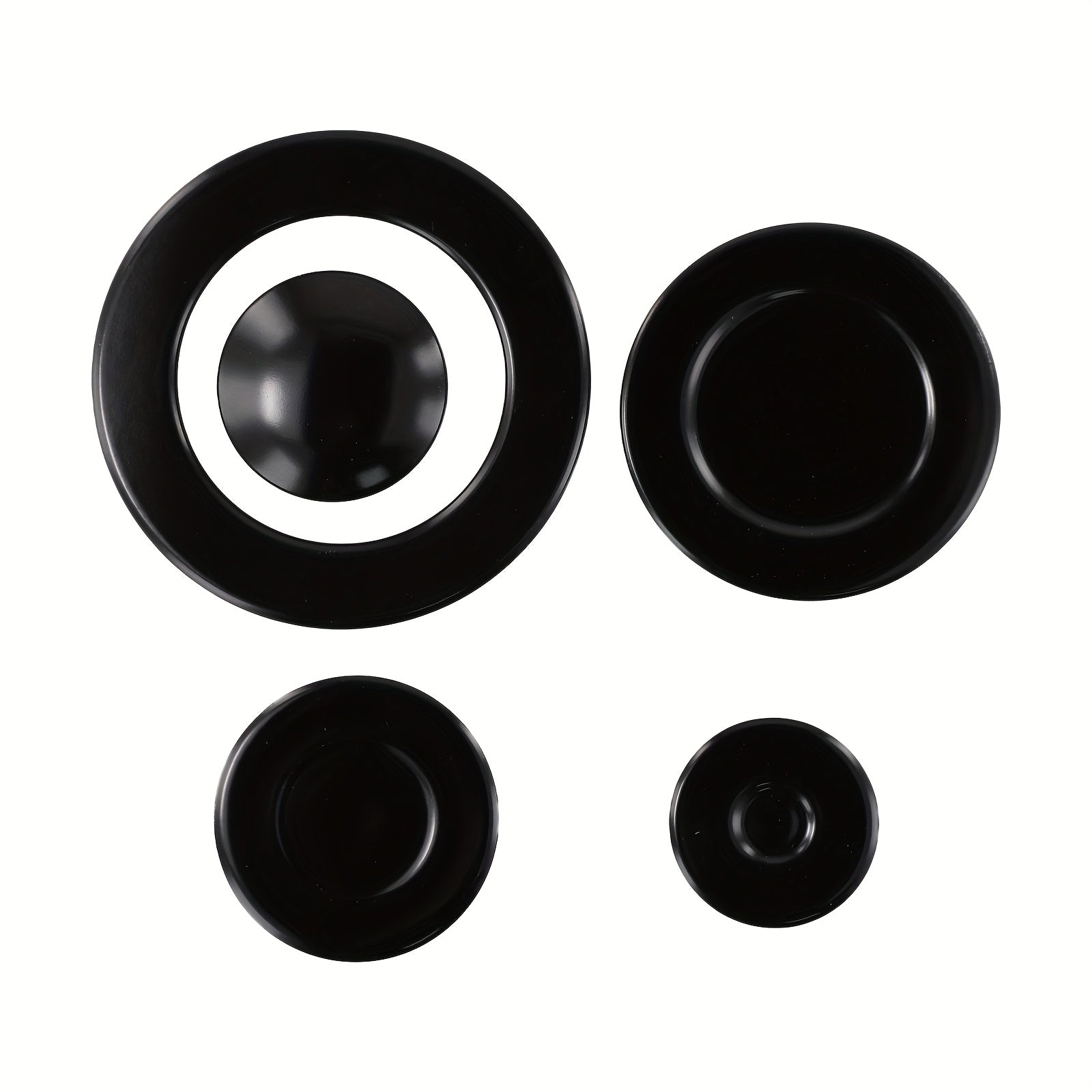 4 piezas de quemadores de gas de hierro negro para cocinas SABAF