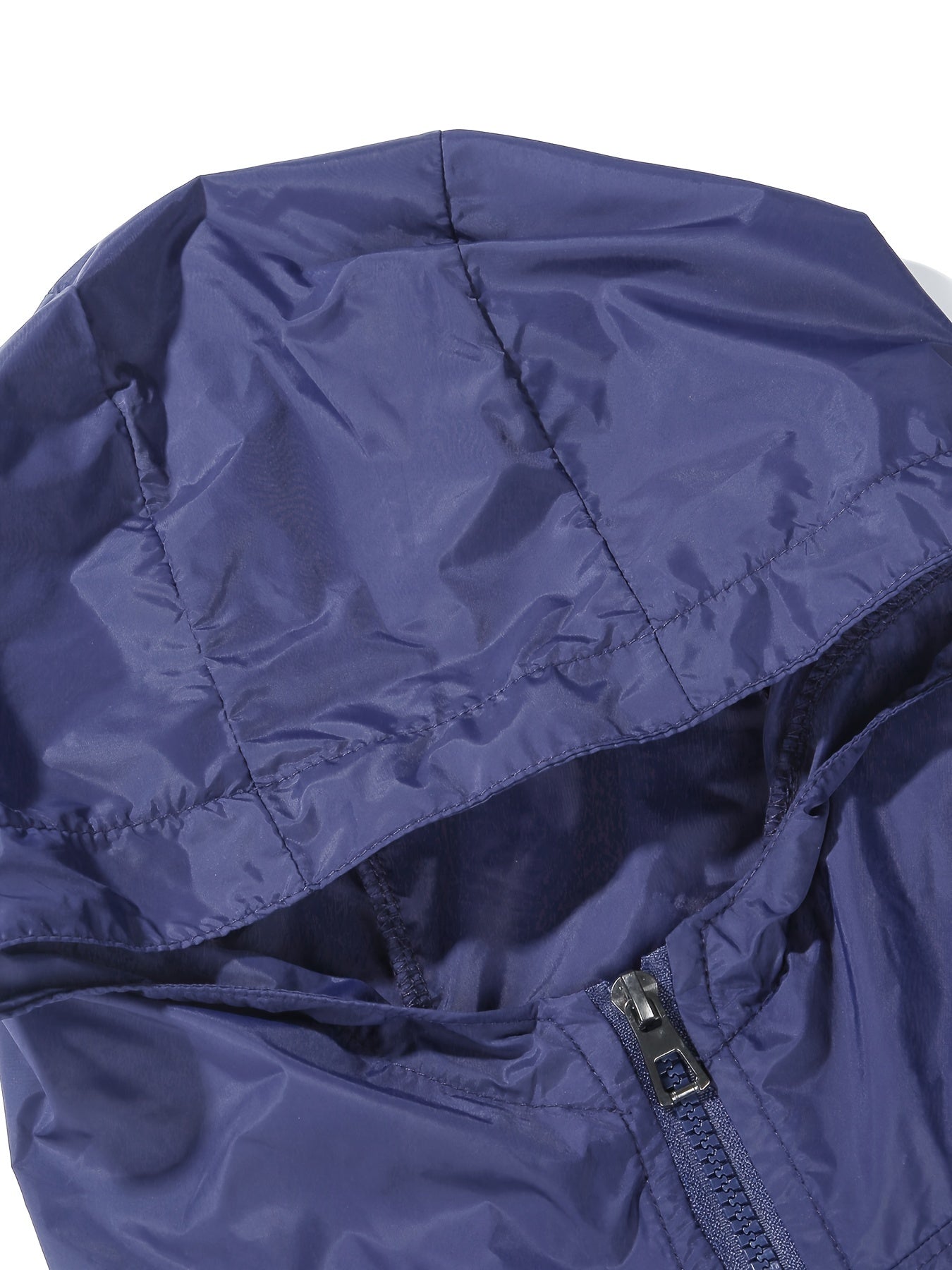 Men's Lightweight Hooded Jacket for Outdoor Summer Activities UV Protection Quick-Dry Polyester