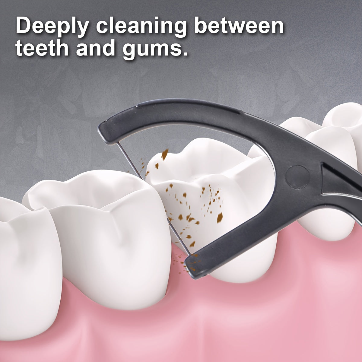 Uniseks bambuk ko'mirli tish ipi tanlovi, kesilmaydigan chiziq, kattalar uchun sayohat