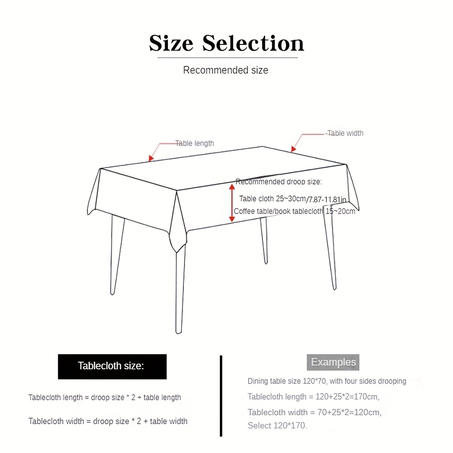 Beige Polyester Rectangular Tablecloth for Picnic and Holiday Gatherings