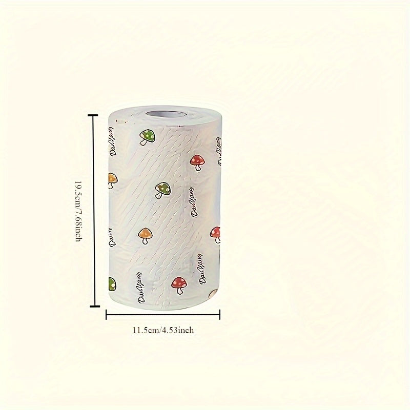 200-Pack Reusable Polyester Dish Cloths with Modern Anime Design for Kitchen and Home