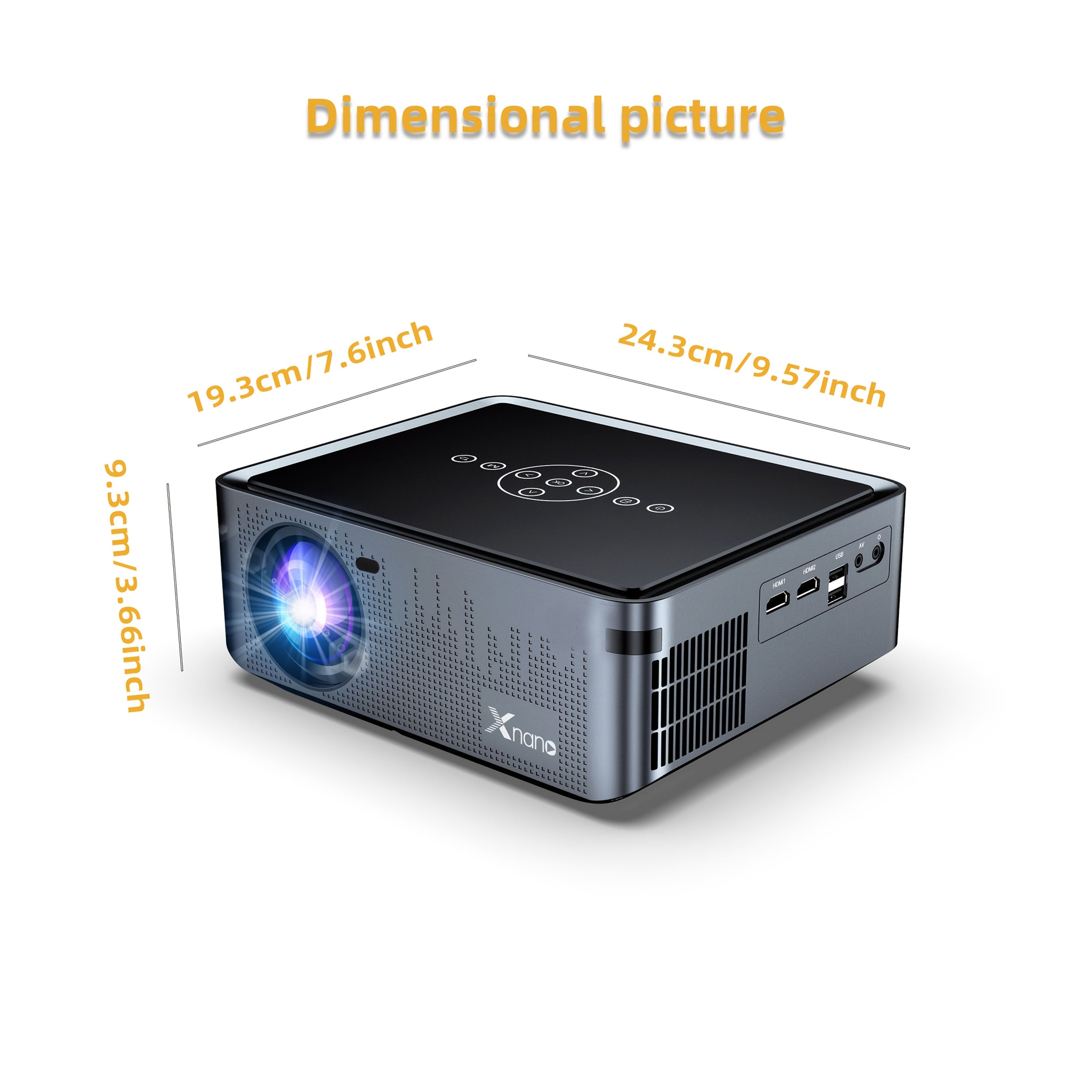 Ultra HD Home Theater Projector 4K WiFi Auto Focus Wireless Brightness