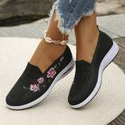 Women's Mesh Breathable Casual Sports Shoes Flat Bottom Comfortable