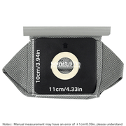 Bolsa de polvo para aspiradora reutilizable y lavable, malla gris, para dormitorio, cocina, coche y uso exterior