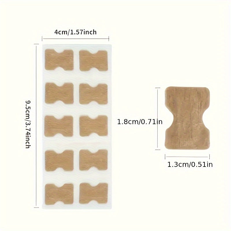 Toe Nail Correctors Packs of 50 100 200 Non-Woven Toenail Patches for Nail Repair