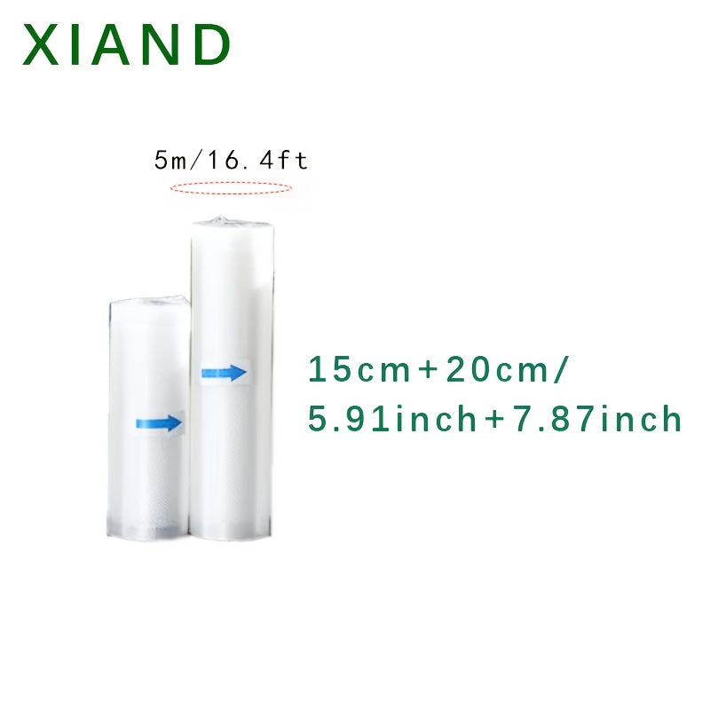 Ovqatni saqlash va tartibga solish uchun 2 ta vakuum oziq-ovqat saqlash sumkasi to'plami