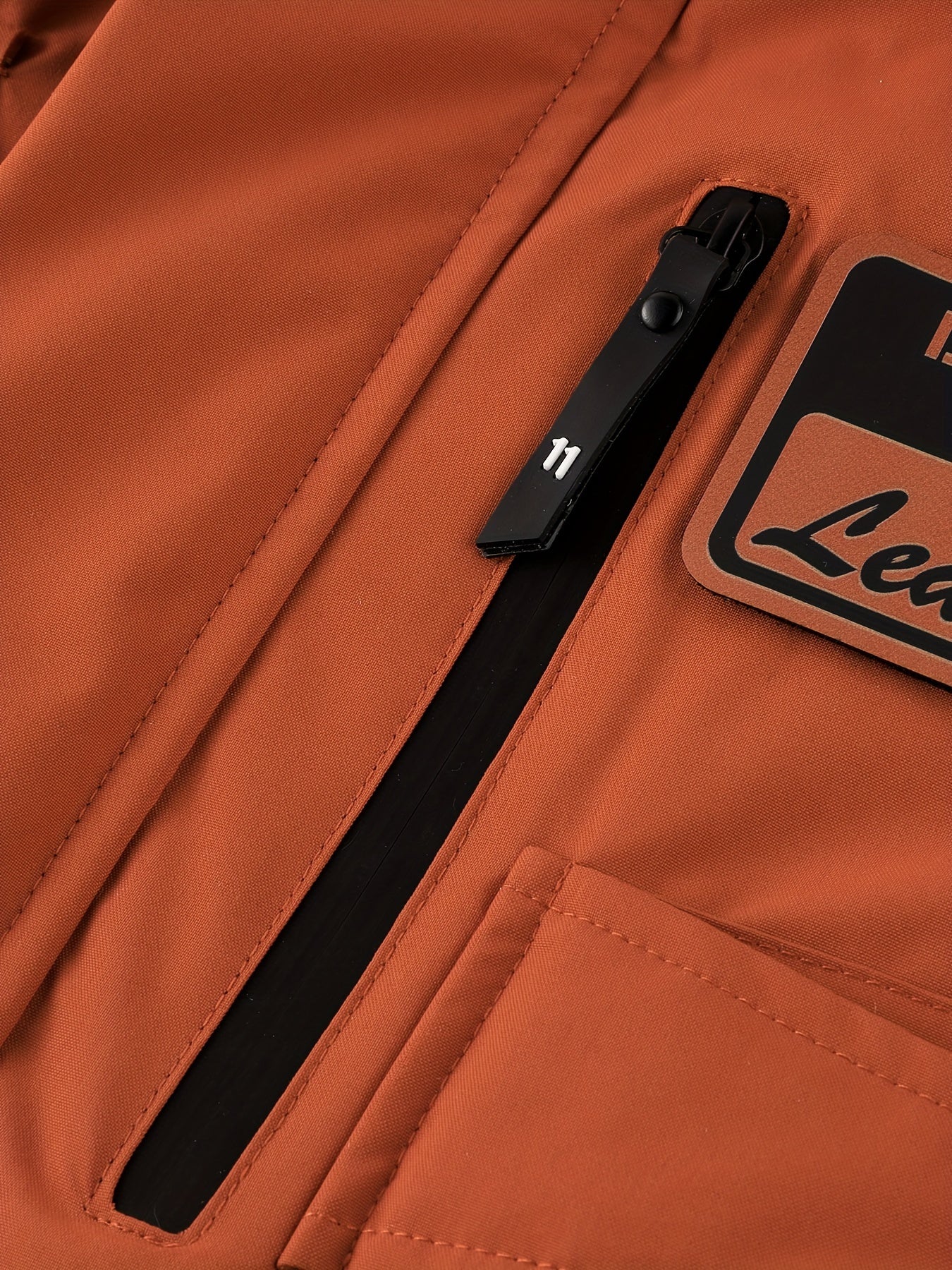 Men's Hooded Windproof Jacket with Detachable Hat Multi-Pocket Cargo Style for Spring and Autumn