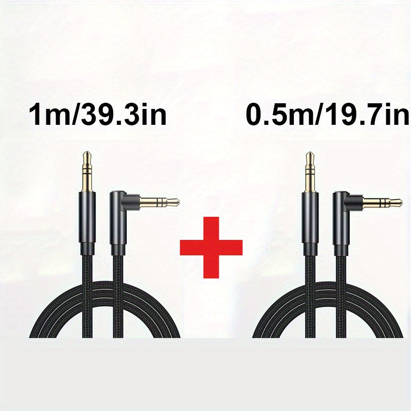 AUX Audio Cable 3.5mm Durable Speaker Jack Cord for Headphones and Cars