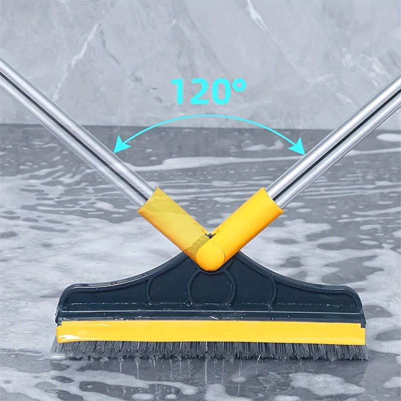 Multi-Functional Long-Handle Cleaning Brush with Replaceable Head Eco-Friendly