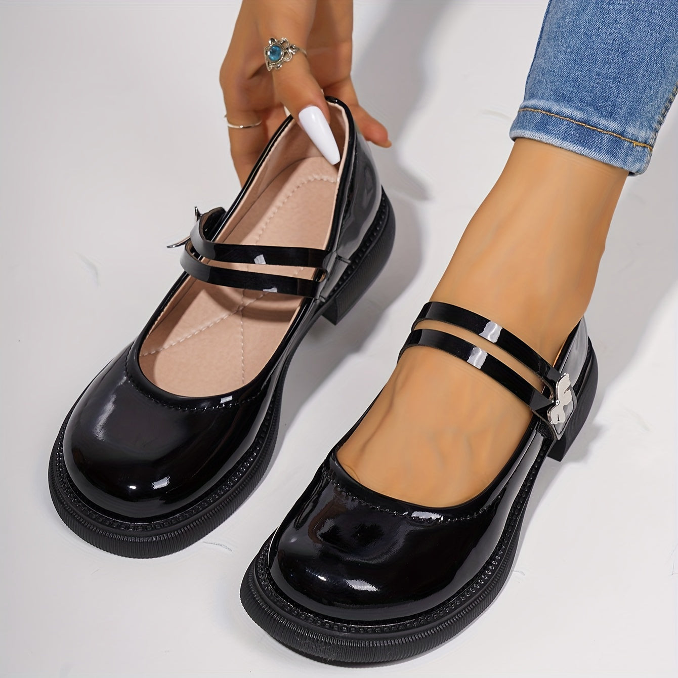 Zapatos versátiles de verano con punta abierta para mujer en primavera