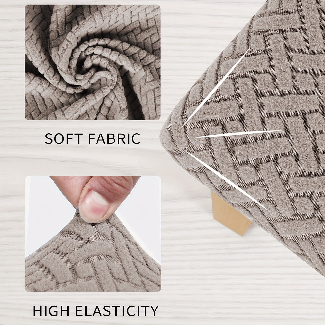 Чехол на кресло из полярного флиса для T-кушона, моется в машине, упаковка 1