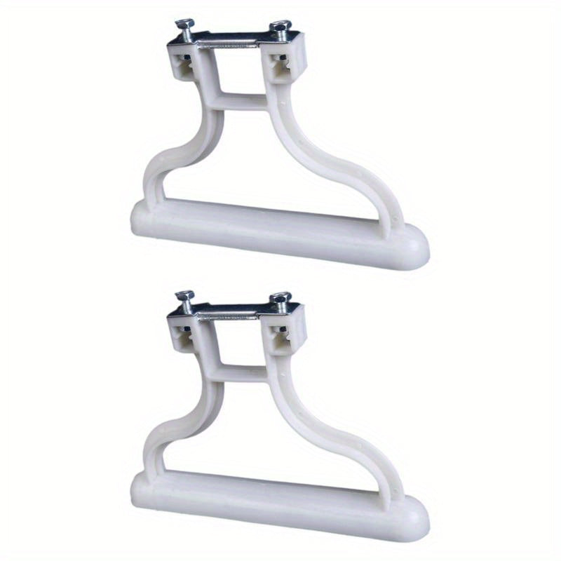 Electric Heater Base with Wheels White PP 25x12cm for Indoor Use