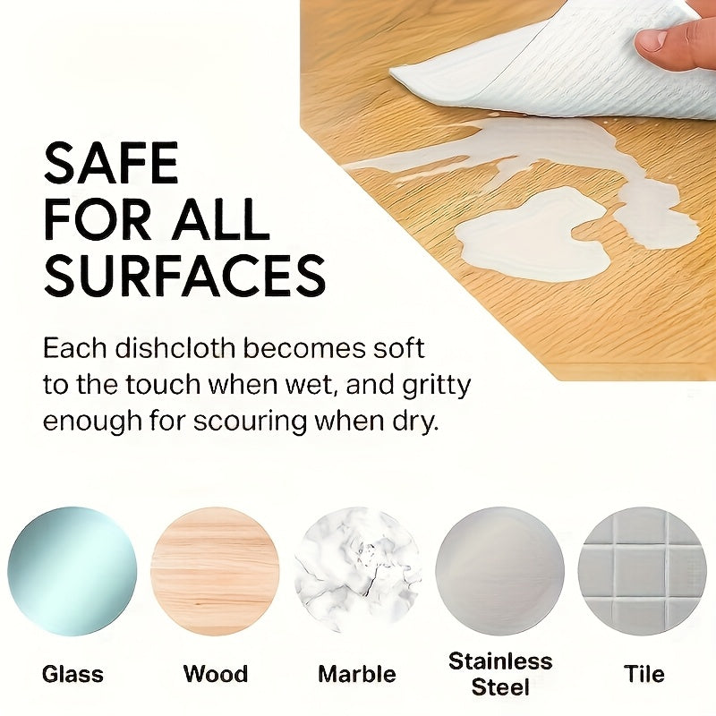 6 paños suecos reutilizables, absorbentes y de secado rápido