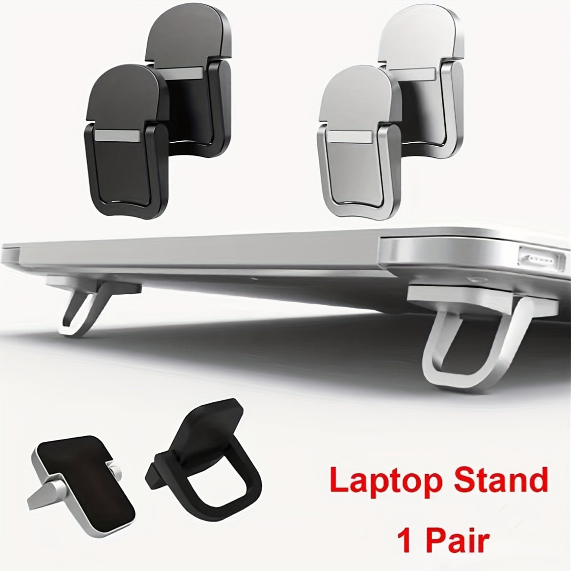 Foldable Ergonomic Laptop Stand for Laptops Tablets and Phones 25.4-45.7 cm ABS Material