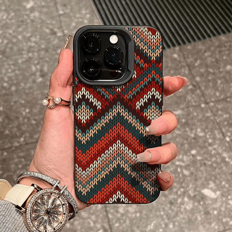 Funda protectora de TPU con patrón de estilo bohemio para iPhone 16 Pro Max y modelos inferiores, anticaídas, a prueba de golpes, con soporte