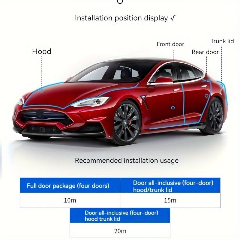 5m Car Chrome Molding Strip for Rear Bumper Protection Universal Fit