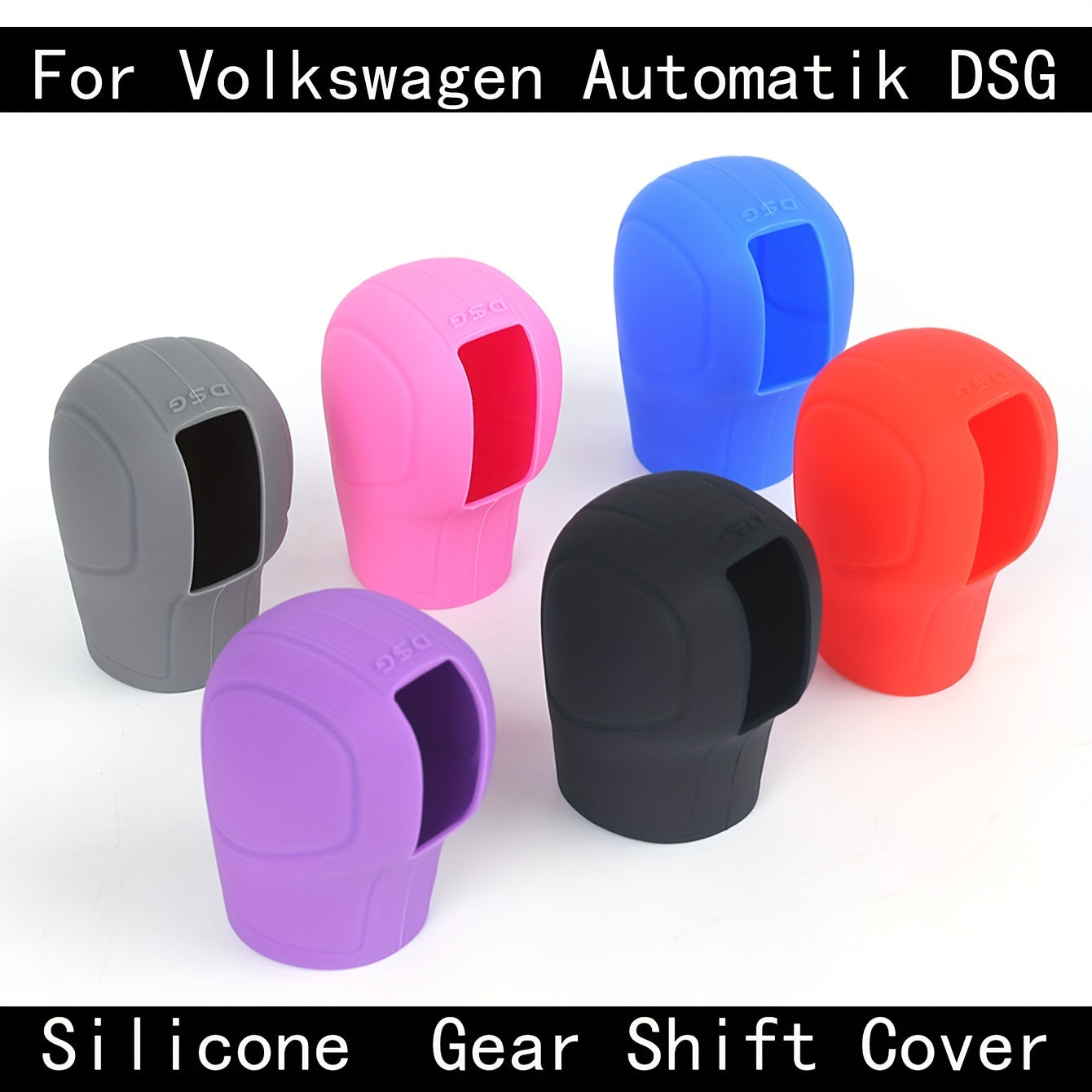 Universal silikon gear shift qopqog'i changga chidamli, aşınmaya qarshi, avtomatik avtomobillar uchun