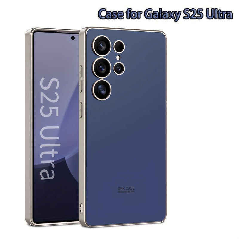 Samsung Galaxy S25 seriyali mobil telefon qopqog'i, himoya uchun mustahkam rang, to'liq qoplovli muzlatilgan qattiq qobiq. Asl rangdagi ultra-ingichka dizayn, izlar yo'q.