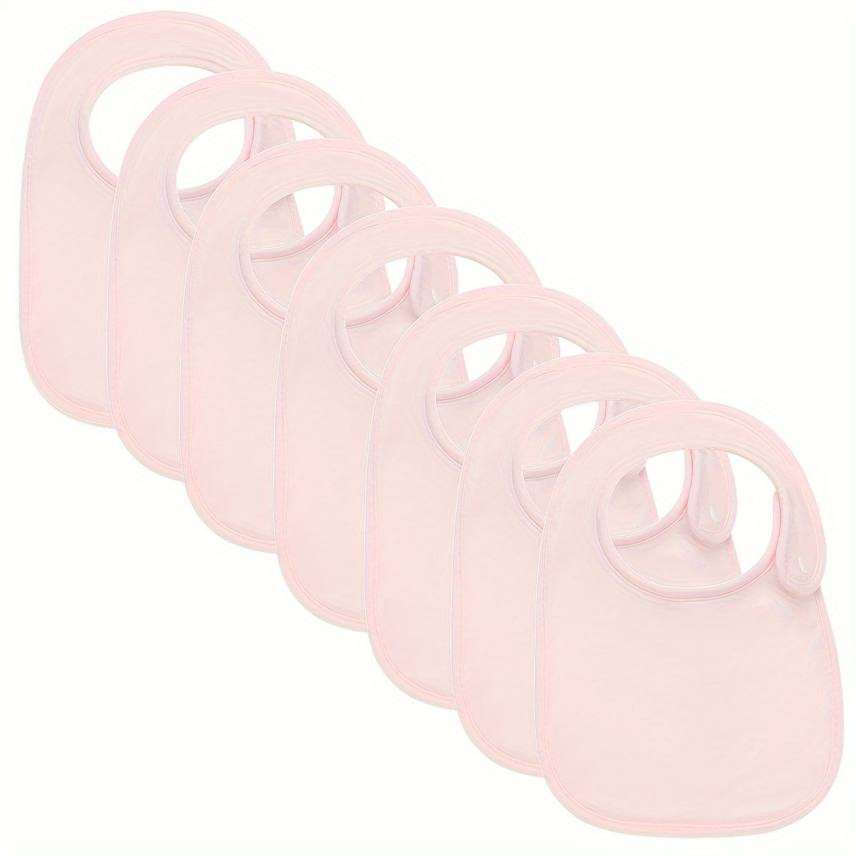 Baby Bibs Set of 8 Soft Absorbent Drooling Bibs with Snaps Adjustable Fit