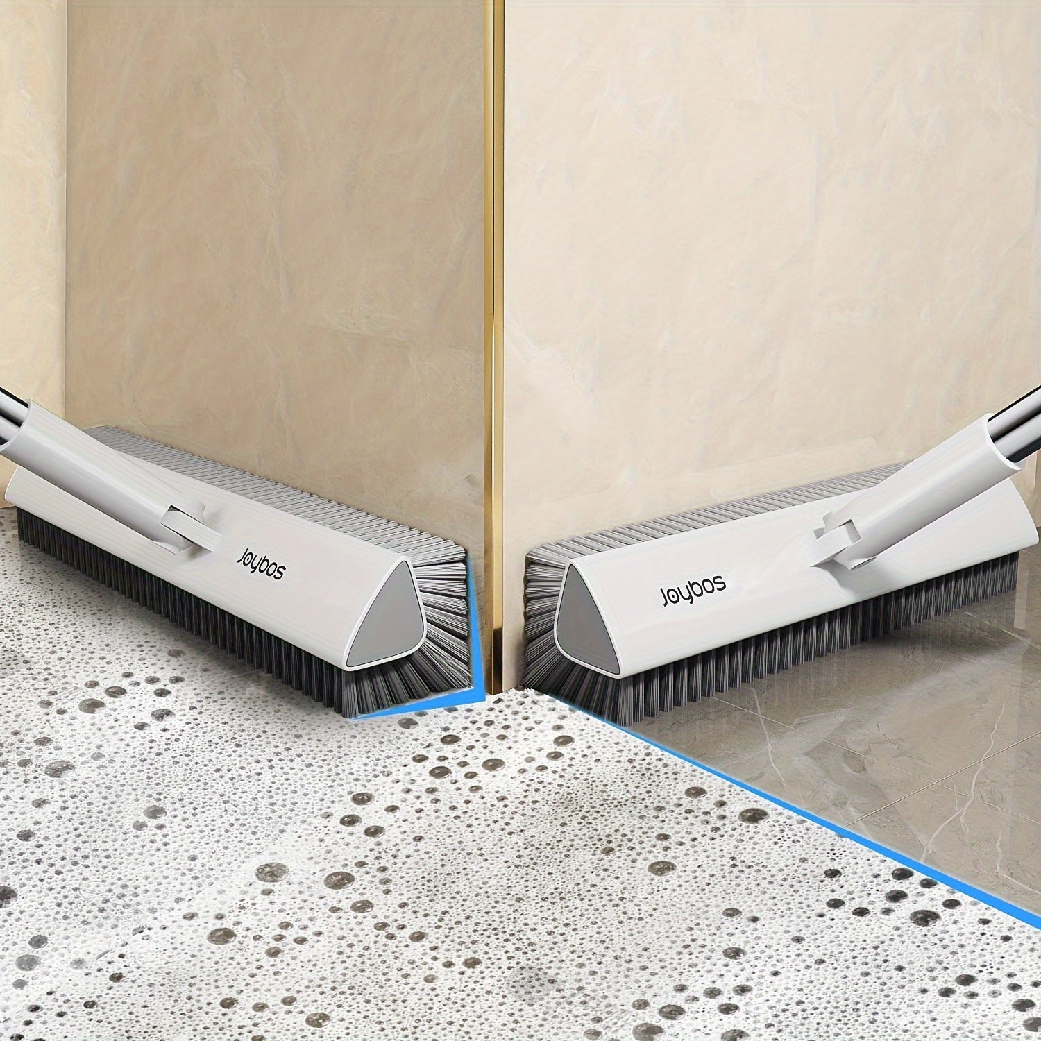 2-in-1 Rotating Gap Cleaning Brush for Bathroom, Kitchen, Walls, Outdoor Surfaces