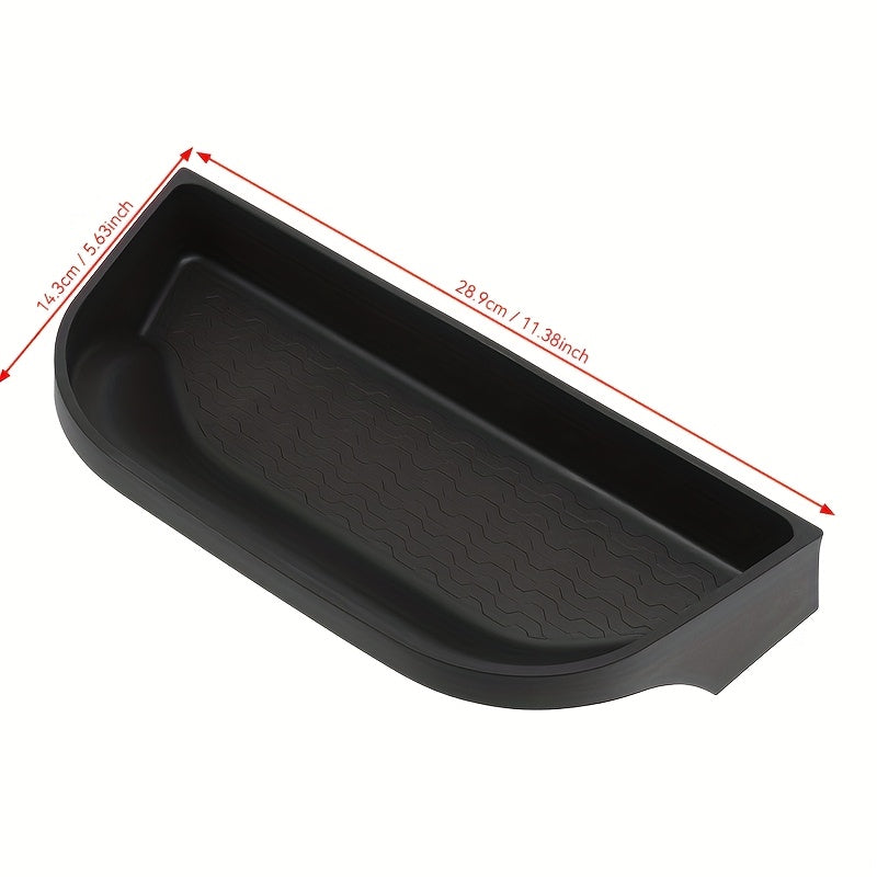 Rear Console Storage Tray Silicone Car Interior Organizer for Dashboard and Screen