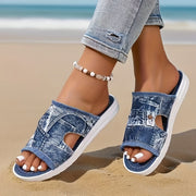 Women's Open-Toe Sandals Large Size Casual Summer Lightweight Straps