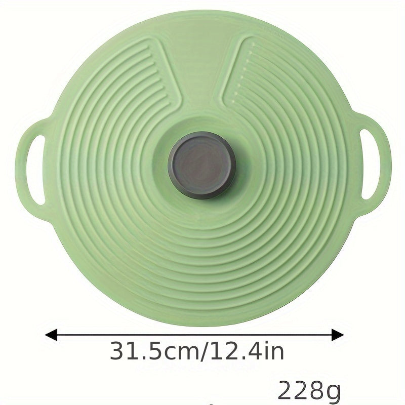 Silicone Lids Set Non-Stick Oven-Safe Dishwasher-Friendly Kitchen Covers in Green Pink Blue
