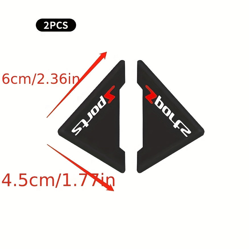 2/4pcs Universal Silicone Car Door Protector Bumper Covers Anti-Scratch