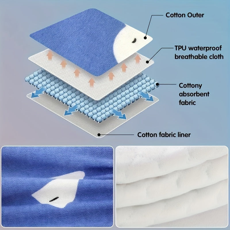 Set of 6 Reusable Cotton Training Pants for Potty Training Kids