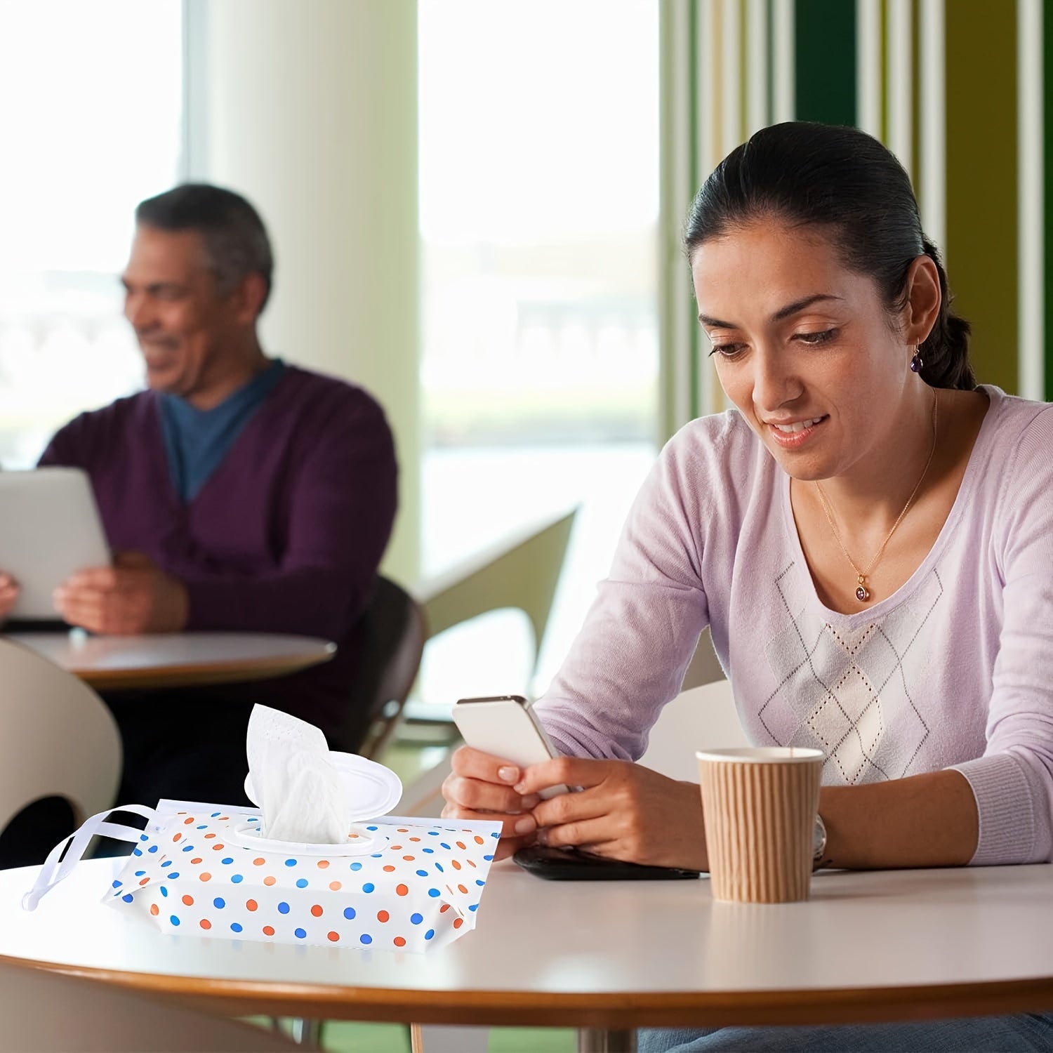 Set of 2 Reusable Wet Wipe Dispenser Containers Travel Holders for Wipes