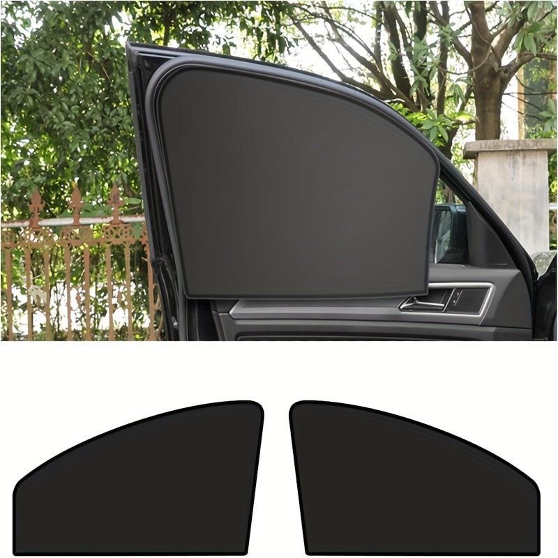 Universal avtomobil quyosh nurlari old va orqa oynalar uchun pardalar magnit himoya