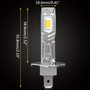 2 Pieces LED Car Fog Lights H1 Headlights Super Bright 6000K Plug and Play