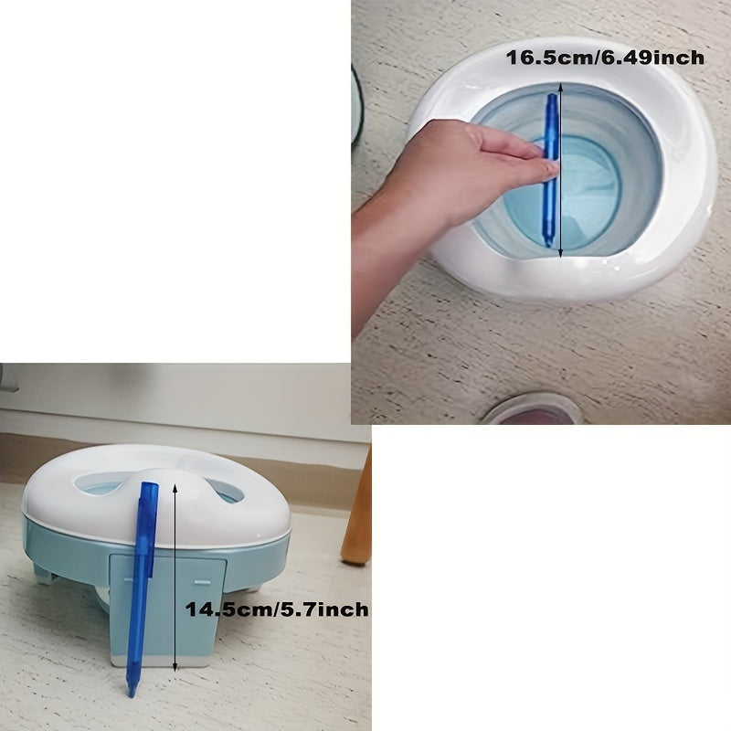 Foldable Travel Toilet Seat for Potty Training Outdoor Use Compact Portable