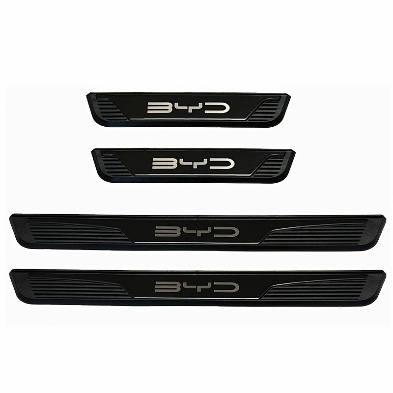 4 Pack Stainless Steel Car Door Sill Protector for SUV Sedan Anti Scratch