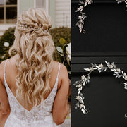Golden Leaf Bridal Hairband for Wedding and Special Occasion